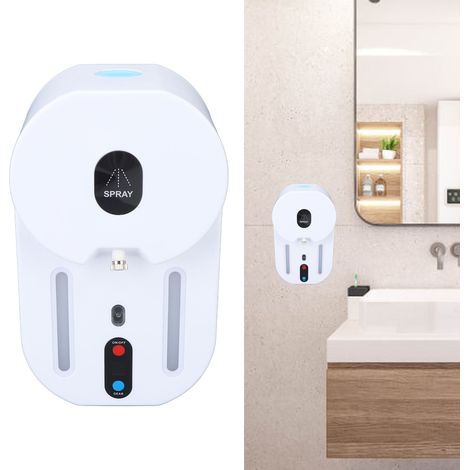 Automatischer Seifenspender mit Sensor, Schaum-Händedesinfektionsmittelspender, Infrarotsensor, elektrischer Wandsprüher für Händedesinfektionsgel im Innenbereich. (1/5)