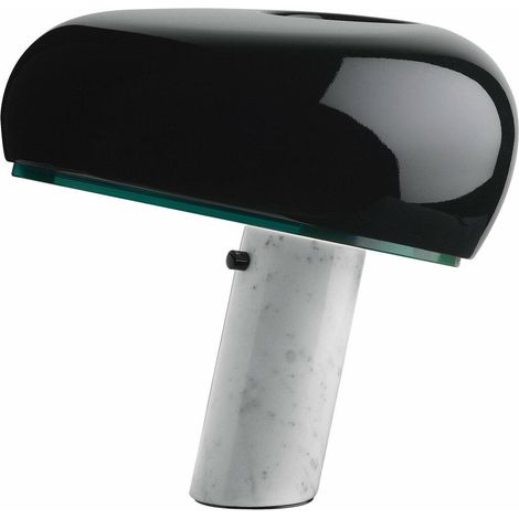 Flos Lámpara de Mesa Snoopy Negro con Dimmer Integrado