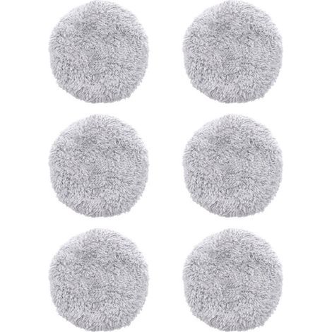 Lot de 6 chiffons en microfibre lavables pour robot nettoyeur de vitres Hobot 168/188 (1/5)
