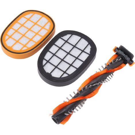 Brosse rotative pour aspirateur, filtre jaune et noir, kit de pièces de rechange pour aspirateur Clerner FC6822 6823 6827 6908 6906 (1/5)