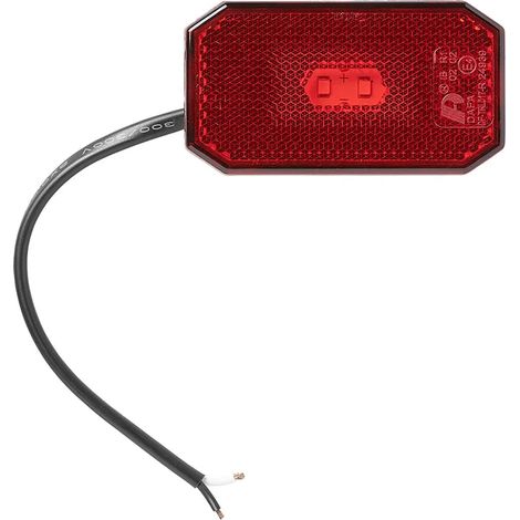 Feu De Position Arrière 12/24v Rouge 80 X 44 Mm Led (1/5)