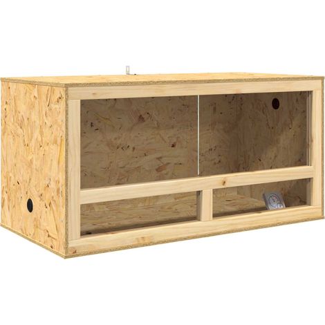 Terrarium Braun 100 x 50 x 50 cm OSB vidaXL