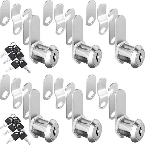 6 x 20mm Mailbox Locks with Key (1/5)