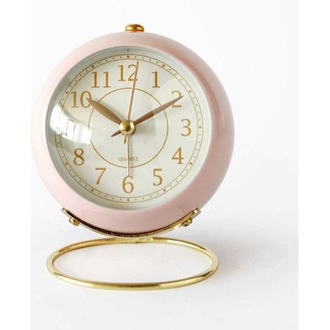 Green Mobility-Réveil Matin Silencieux sans Tic-tac, Horloge de Chevet Non-Ticking avec Veilleuse, Réveil Rétro, Mouvement à Quartz, Horloge à Piles, Réveil Chambre à Couche (1/5)