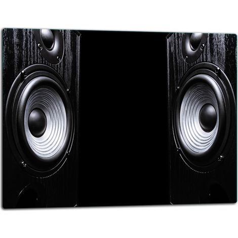 Glasschneidebrett 52x40 schwarz (1/5)