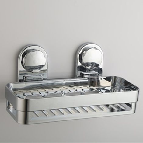 [Organisateur mural à ventouse] Ander Online A1 avec bac de rangement pour cuisine, salle de bain ou toilettes