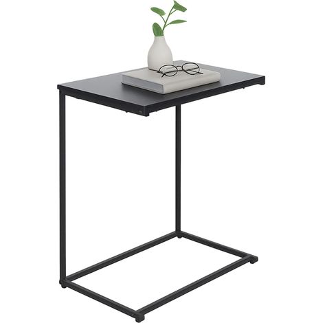 Mesa auxiliar en forma de C - Diseño industrial que ahorra espacio