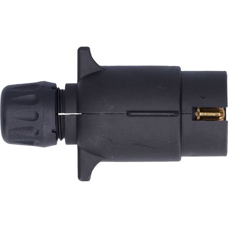 Adaptateur de prise remorque 7 broches pour feux de clignotants, stop, brouillard et position de caravane (1/5)