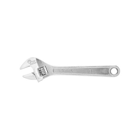 Llave ajustable de 200 mm, rango de 0 a 24 mm.