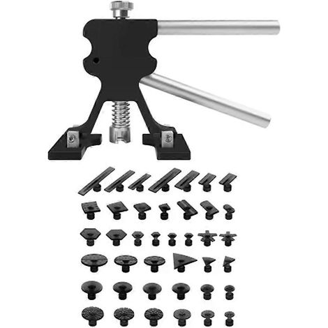 Kit d'outils de débosselage sans peinture réglable pour carrosserie automobile, ventouse, kit d'outils de débosselage A (1/5)