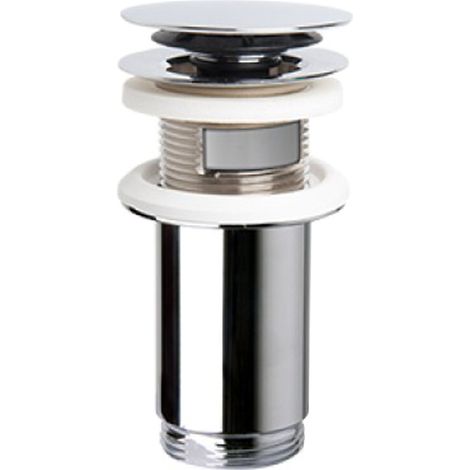Sapho Accesorios Omp Tea - Válvula de desagüe cerrable circular 1 1/4", ClickClack, cromo 7533.370.5 (1/2)