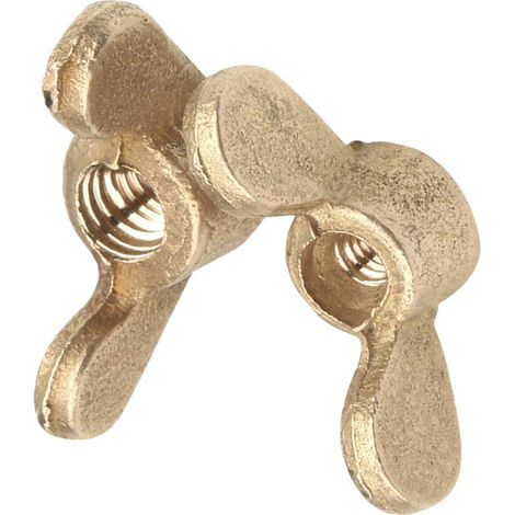 Écrou à Oreilles Fixations Laiton écrou Papillon Boulon Torsion à la Main Capuchon à Vis Composants M4 M5 M6 M8 M10 M12 M16 M20 (1/5)