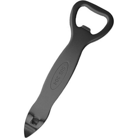 Flaschenöffner – Edelstahl 304 – Doppelkopf – Für Bierflaschen und Thermoskannen – 1 Stück (1/5)