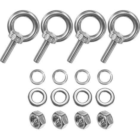 4-Sets Boulons À Oeil En Acier Inoxydable M5x19mm Boulon À Oeil (1/5)