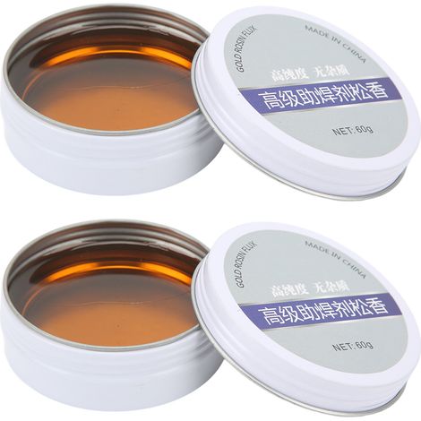 Lot de 2 pâtes à souder colophane sans impuretés pour réparation électronique station de soudure (1/5)