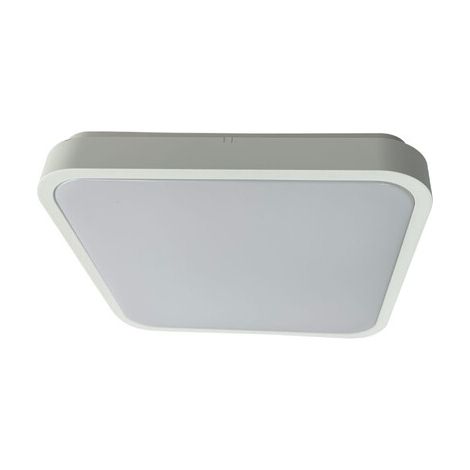 Plafoniera LED quadrata IP44 42cm 36W telecomando bianca (1/5)