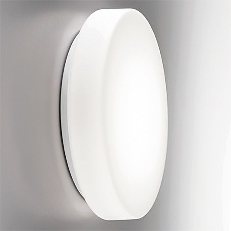 Douille à baïonnette pour tambour, murale/plafond. ø 400 x 110 mm. 2 x e27 52 w hs-ip20 - blanc, magnétoscope blanc. (1/2)