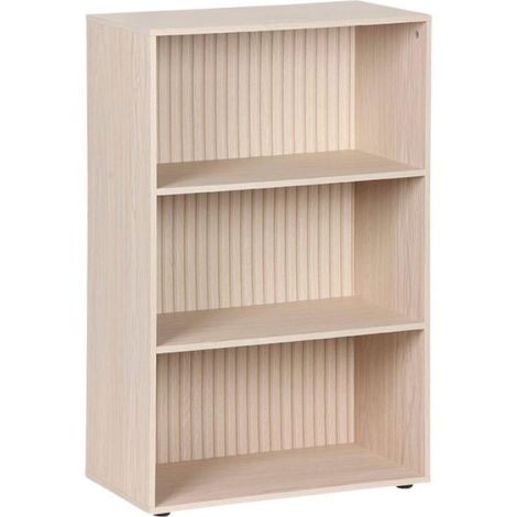 Estanterías - Estanteria Madera Rectangular 3 Niveles Vast