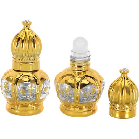 de 2 flacons en verre avec bille de roulement pour (1/5)