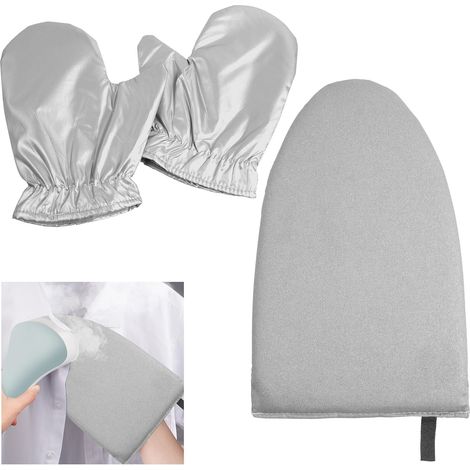 3Pcs Gant de Repassage, Gants de Repassage À Vapeur Résistants à La Chaleur, Gants de Protection Complets avec Boucle de Doigt, Accessoires pour Générateurs Vapeur, pour Vêtements Vapeur (1/5)