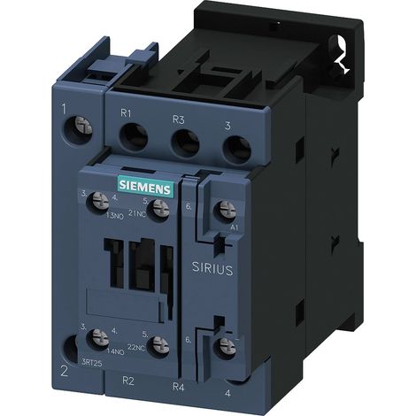 Siemens Contactor 2S+2Ö, AC-3, 11kW AC230V 50Hz 4pol. 2S+2Ö, 3RT25261AP00