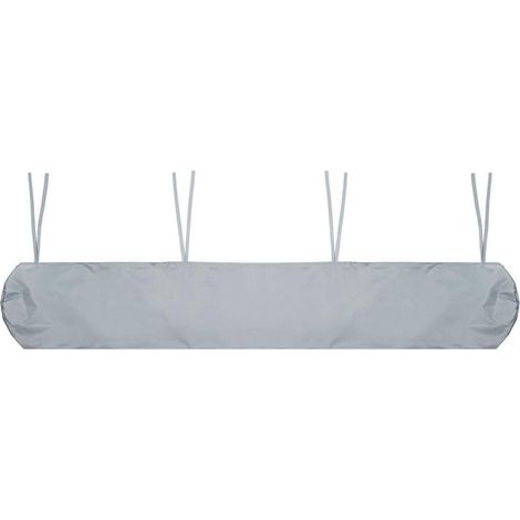 Copertura per tenda da sole, borsa protettiva impermeabile per tenda da sole, borsa portaoggetti resistente ai raggi UV per cortile e giardino (grigio 4M)