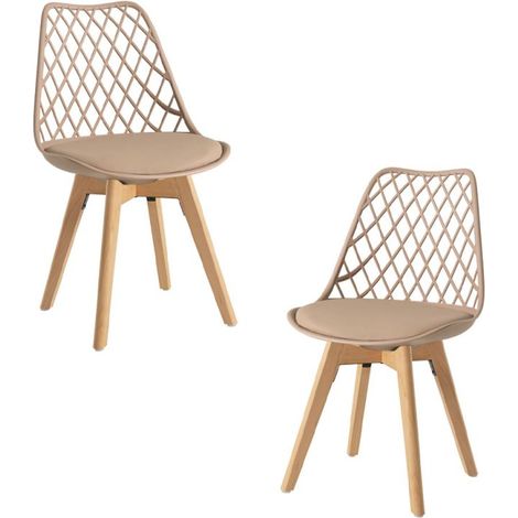 Packs Sillas Comedor - Pack 2 Sillas Mima - Trigo (1/4)
