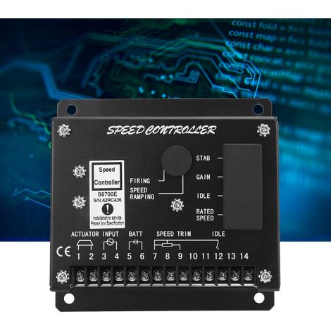 S6700E Multifunktionaler digitaler elektronischer Drehzahlregler mit Cummins 12-32V Drehzahlregler (1/5)
