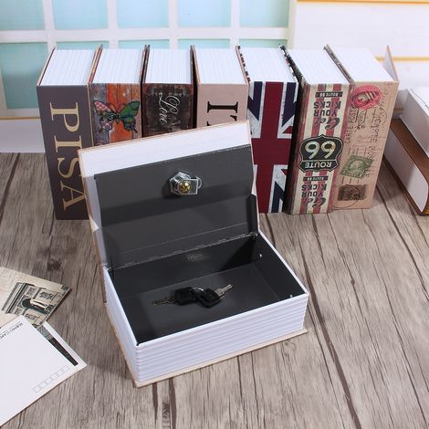 Coffre-fort Livre Secret avec Cadenas pour Argent, Bijoux, Cache Cash (Modèle Tour Eiffel) (1/5)