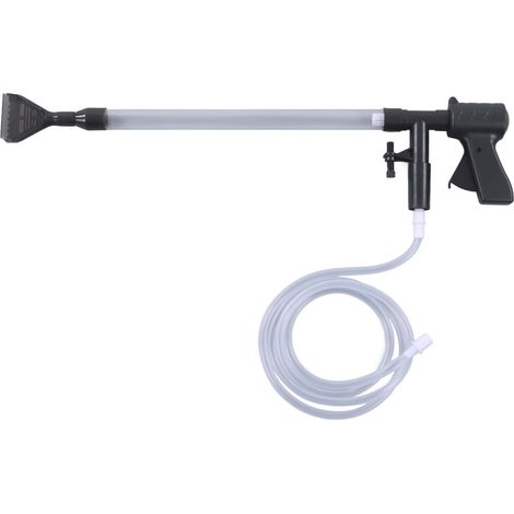 Nettoyeur d'aquarium semi-automatique durable pour changement de tuyau d'eau, laveur de sable pneumatique (1/5)