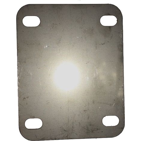 Plaque à souder INOX 140x110 Entre-axe 105x80 épaisseur 3 mm