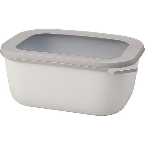 Bol Multifonction Rectangulaire - Boîte Conservation Alimentaire avec Couvercle - Convient comme Boîte de Hermétique pour le Réfrigérateur, Micro-ondes (1/5)