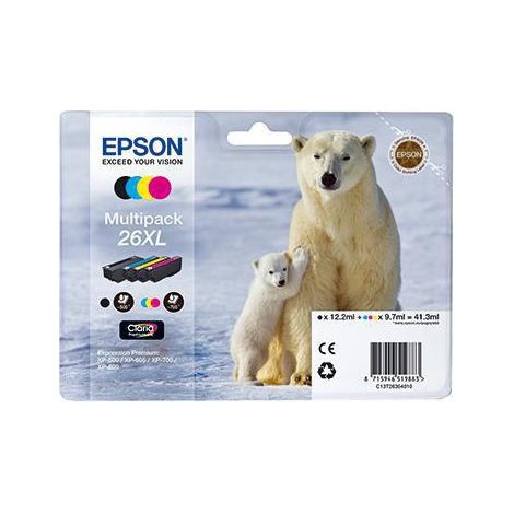 Epson 26XL Claria Premium Multipack, 4-farbig (1/3)