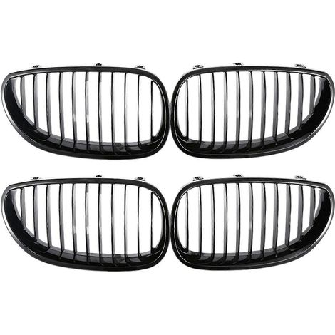 Compatible avec quatre calandres avant E60, calandre sport et calandre de capot (noir brillant) pour les modèles E60, E61, M5, 525I, 525Xi, 528I, 528Xi et 530I de 2003 à 2009. (1/5)