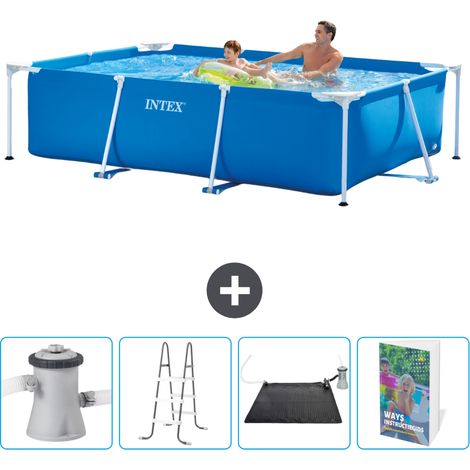 Intex Piscina con struttura Rettangolare - 260x160x65 cm - 7-pezzi  SCB128 (1/4)
