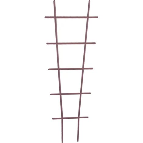 Support pour plantes en plastique, échelle à fleurs, marron 18 x 50 cm (1/5)