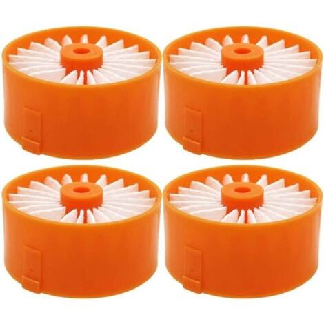 Filtre pour aspirateur sans pour SCHWARZ + DECKER POWERSERIES pour outils de remplacement pour BSV2020G Accessoires de balayeuse (lot de 4 unités) (1/4)