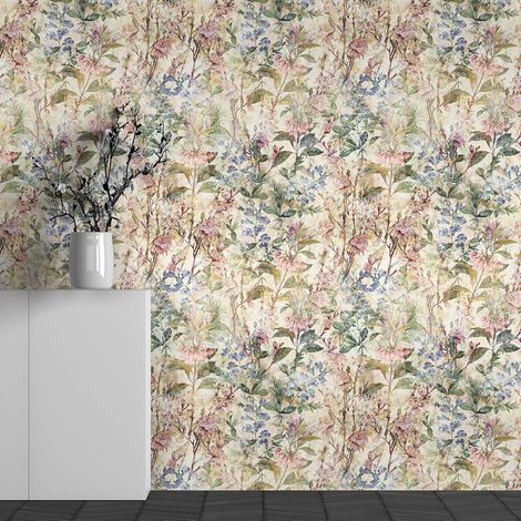 Papier peint panoramique - Motif Fleurs - 130 cm x 81 cm (1/3)