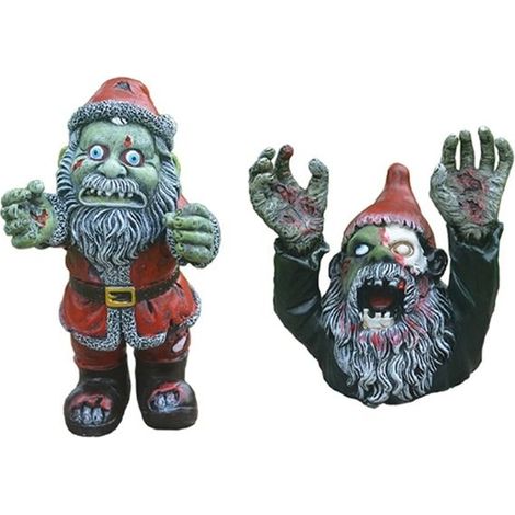 Lustige Halloween-Horror-Harzfigur, Gartenzwerg-Skulptur, Gartendekoration, Bastelarbeit (1/5)