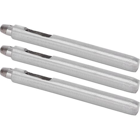 Lot de 3 emporte-pièce rond 5,5mm en acier allié pour cuir, outil de perforation artisanal DIY, poinçon à trous pour ceinture et accessoires (1/5)
