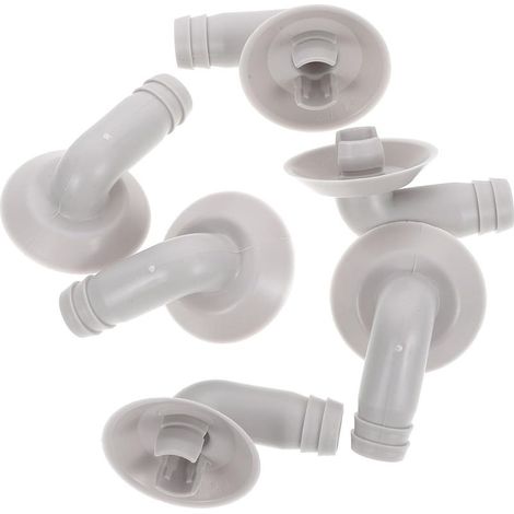 6 Pièces Tuyau Climatiseur Draino Fenêtre Unité De Climatisation Connecteur Condensat Eau Vidange Adaptateurs Fenêtre Climatisation Unité Raccord Tête De Drainage Bouchon En (1/5)
