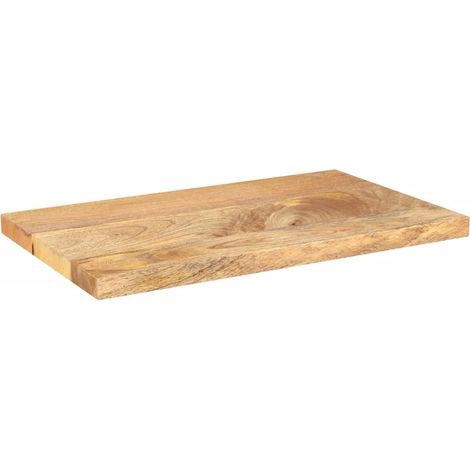 Dessus de table Dessus de bureau Plateau de table 60x30x3,8 cm rectangulaire bois massif manguier (1/5)