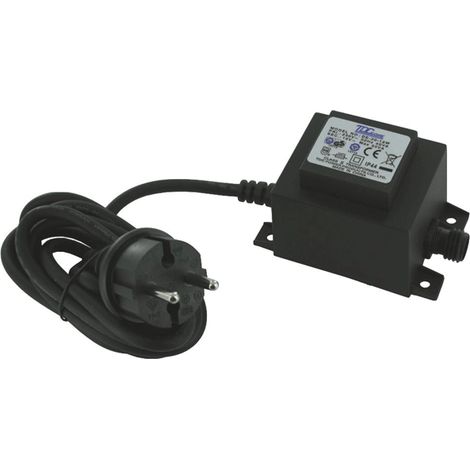 Alimentation 12V 30W pour spots étanches IP68 – Câble H05RN-F résistant aux intempéries – Entrée 230VAC, sortie 12VAC – Electris (1/3)