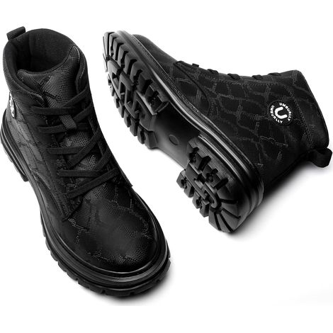 Chaussures de Sécurité Femmes Antidérapante Imperméables Basket Securite avec Embout en Acier Bottes de Sécurité Confortable Légère Chaussures de Travail Respirante (1/5)