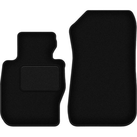 Alfombrillas delanteras negras para: BMW 3 E92 xDrive coupé (2004-2011)