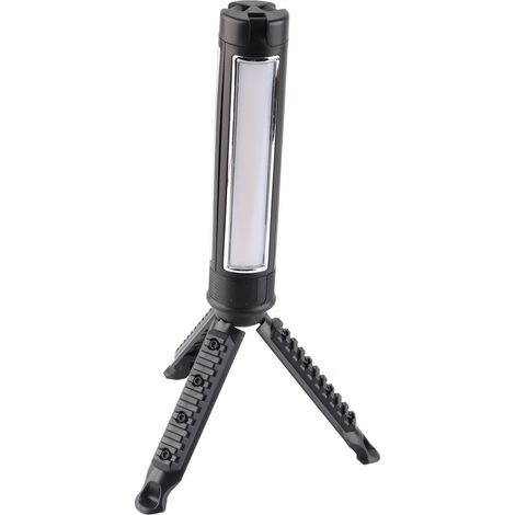 Lampe de travail LED pliable à trois faces avec trépied et chargement USB, lampe de camping pour la prise de vue en extérieur (1/5)