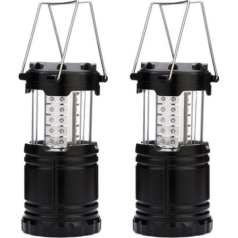 2 einzeln verpackte Campinglampen, hell und tragbar, Überlebenslampen, mittlere Größe - 30D-Lampe (1/4)