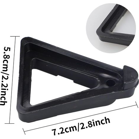 Lot de 48 Supports Triangulaires Respirants, Pieds De Pot De Fleurs en Plastique Invisibles, Jardin Triangulaires pour Pot De Fleurs Intérieur Et Exté (1/4)