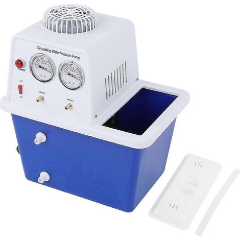 Pompe à vide à circulation d'eau pour équipements de recherche, type PTFE, hauteur de refoulement 8 mètres, 180 W, débit 60 l/min, prise 220 V. (1/4)