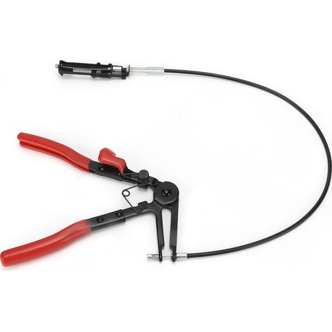 Pince à collier de serrage flexible en acier inoxydable rouge et noir, outil de réparation automobile (1/5)
